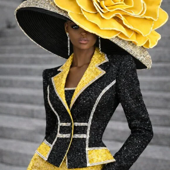 I Am The Queen Crimson Rose Royale Couture Church Hat Kentucky Derby I Am The Queen Crimson Rose Royale Couture Church Hat  main image 2